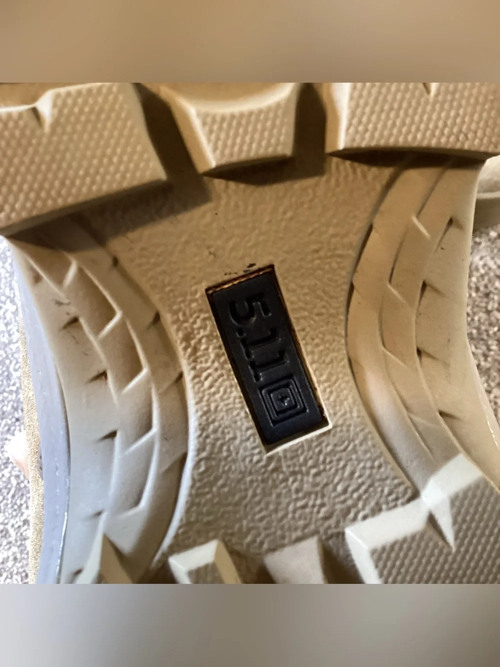 5.11 Tactical ATAC 2.0 8” Tan Suede Combat Boots Side Zip